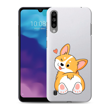 Силиконовый чехол на ZTE Blade A7 (2020) с принтом Корги Силиконовый чехол на ZTE Blade A7 (2020) с принтом Корги