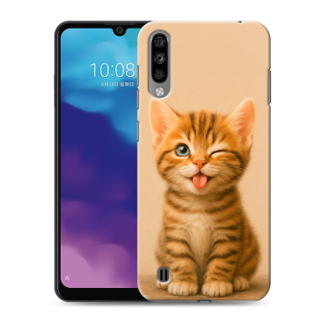 Силиконовый чехол на ZTE Blade A7 (2020) с принтом котенок Силиконовый чехол на ZTE Blade A7 (2020) с принтом котенок