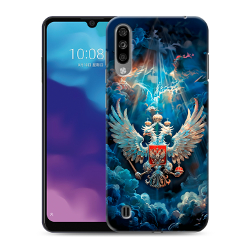 Силиконовый чехол на ZTE Blade A7 (2020) с принтом Герб флаг России Силиконовый чехол на ZTE Blade A7 (2020) с принтом Герб флаг России