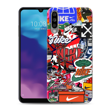Силиконовый чехол на ZTE Blade A7 (2020) с принтом Найк Nike яркий Силиконовый чехол на ZTE Blade A7 (2020) с принтом Найк Nike яркий