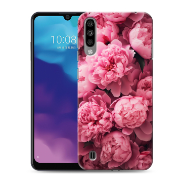 Силиконовый чехол на ZTE Blade A7 (2020) с принтом цветы пионы Силиконовый чехол на ZTE Blade A7 (2020) с принтом цветы пионы