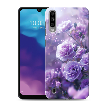 Силиконовый чехол на ZTE Blade A7 (2020) с принтом Розы цветы