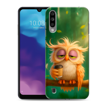 Силиконовый чехол на ZTE Blade A7 (2020) с принтом сова Силиконовый чехол на ZTE Blade A7 (2020) с принтом сова