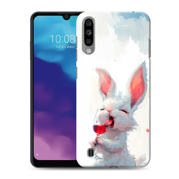 Силиконовый чехол на ZTE Blade A7 (2020) с принтом кролик зайчик Силиконовый чехол на ZTE Blade A7 (2020) с принтом кролик зайчик
