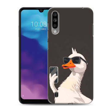 Силиконовый чехол на ZTE Blade A7 (2020) с принтом утка в очках Силиконовый чехол на ZTE Blade A7 (2020) с принтом утка в очках