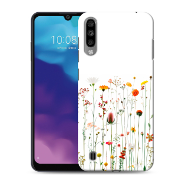 Силиконовый чехол на ZTE Blade A7 (2020) с принтом цветы Силиконовый чехол на ZTE Blade A7 (2020) с принтом цветы