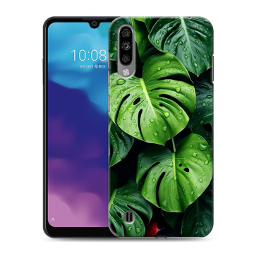 Силиконовый чехол на ZTE Blade A7 (2020) с принтом Листья Силиконовый чехол на ZTE Blade A7 (2020) с принтом Листья