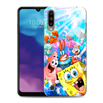 Силиконовый чехол на ZTE Blade A7 (2020) с принтом спанчбоб спанч боб Силиконовый чехол на ZTE Blade A7 (2020) с принтом спанчбоб спанч боб