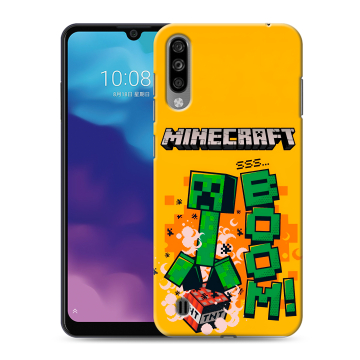 Силиконовый чехол на ZTE Blade A7 (2020) с принтом Майнкрафт Minecraft Силиконовый чехол на ZTE Blade A7 (2020) с принтом Майнкрафт Minecraft