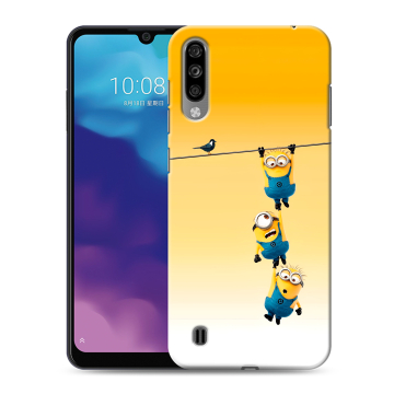 Силиконовый чехол на ZTE Blade A7 (2020) с принтом Миньоны Силиконовый чехол на ZTE Blade A7 (2020) с принтом Миньоны