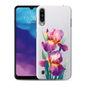 Силиконовый чехол на ZTE Blade A7 (2020) с принтом Цветы орхидеи