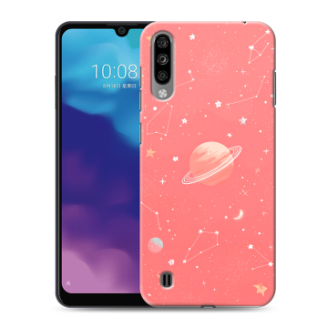 Силиконовый чехол на ZTE Blade A7 (2020) с принтом Розовый космос