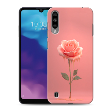 Силиконовый чехол на ZTE Blade A7 (2020) с принтом Розовая роза