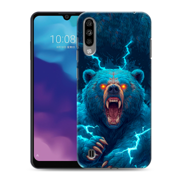 Силиконовый чехол на ZTE Blade A7 (2020) с принтом Медведь