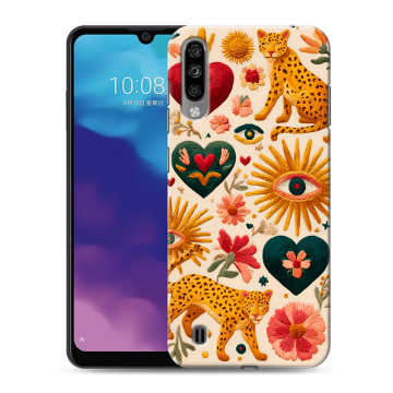 Силиконовый чехол на ZTE Blade A7 (2020) с принтом Модный принт