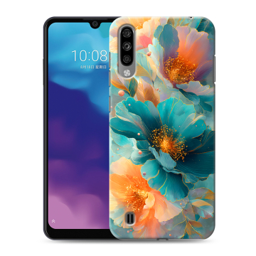 Силиконовый чехол на ZTE Blade A7 (2020) с принтом Цветы