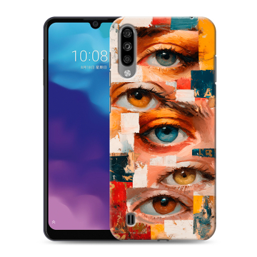 Силиконовый чехол на ZTE Blade A7 (2020) с принтом Модный принт