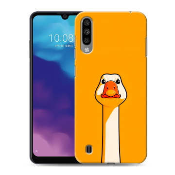 Силиконовый чехол на ZTE Blade A7 (2020) с принтом Смешная утка