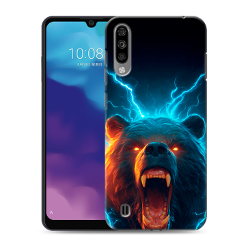 Силиконовый чехол на ZTE Blade A7 (2020) с принтом Медведь