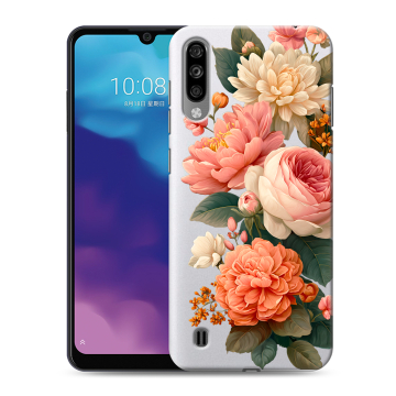 Силиконовый чехол на ZTE Blade A7 (2020) с принтом цветы