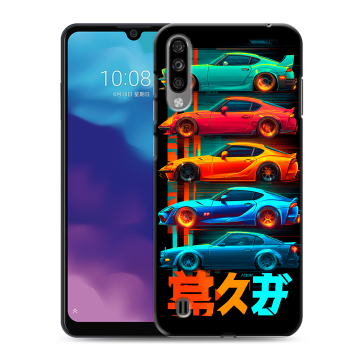 Силиконовый чехол на ZTE Blade A7 (2020) с принтом машины тачки