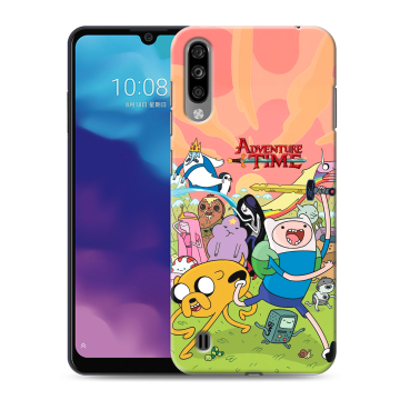Силиконовый чехол на ZTE Blade A7 (2020) с принтом Adventure time Время приключений