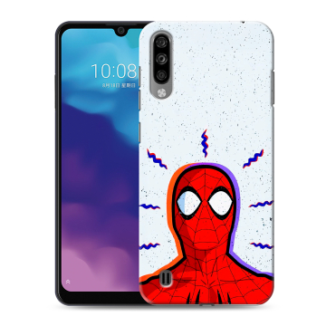Силиконовый чехол на ZTE Blade A7 (2020) с принтом Spiderman Человек паук