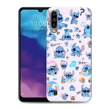 Силиконовый чехол на ZTE Blade A7 (2020) с принтом Лило и Стич Силиконовый чехол на ZTE Blade A7 (2020) с принтом Лило и Стич