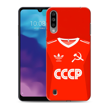Силиконовый чехол на ZTE Blade A7 (2020) с принтом Флаг Герб СССР