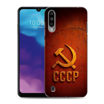 Силиконовый чехол на ZTE Blade A7 (2020) с принтом Флаг Герб СССР Силиконовый чехол на ZTE Blade A7 (2020) с принтом Флаг Герб СССР