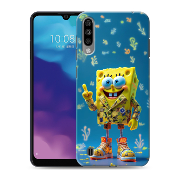 Силиконовый чехол на ZTE Blade A7 (2020) с принтом Спанч боб Спанчбоб Силиконовый чехол на ZTE Blade A7 (2020) с принтом Спанч боб Спанчбоб