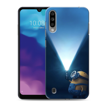 Силиконовый чехол на ZTE Blade A7 (2020) с принтом Миньоны Силиконовый чехол на ZTE Blade A7 (2020) с принтом Миньоны
