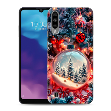 Силиконовый чехол на ZTE Blade A7 (2020) с принтом Новый год
