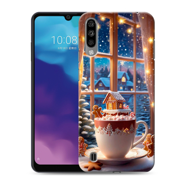 Силиконовый чехол на ZTE Blade A7 (2020) с принтом Новый год