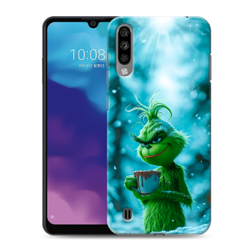 Силиконовый чехол на ZTE Blade A7 (2020) с принтом Новый год гринч