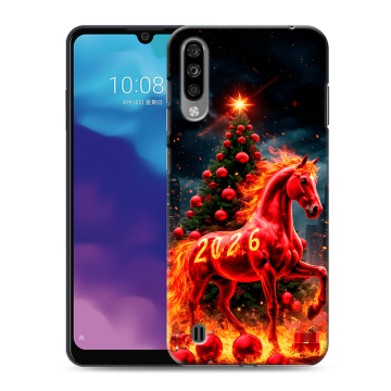 Силиконовый чехол на ZTE Blade A7 (2020) с принтом Новый год