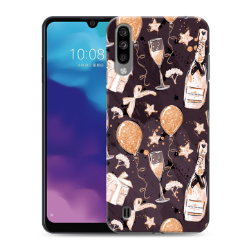 Силиконовый чехол на ZTE Blade A7 (2020) с принтом Новый год