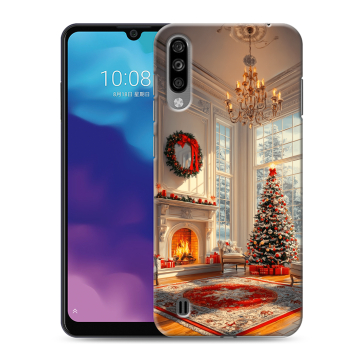 Силиконовый чехол на ZTE Blade A7 (2020) с принтом Новый год