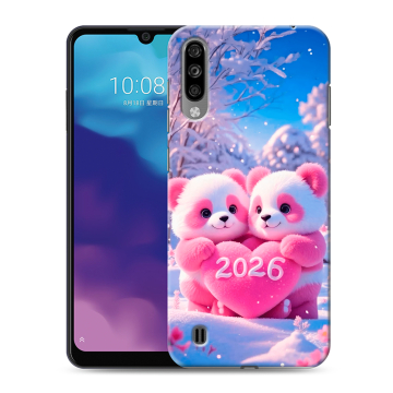 Силиконовый чехол на ZTE Blade A7 (2020) с принтом Новый год