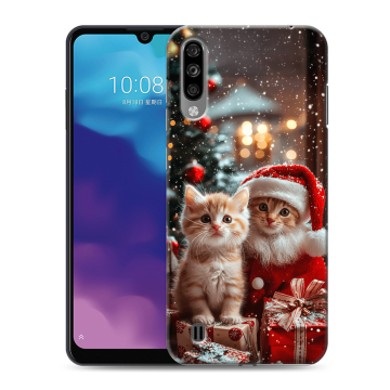 Силиконовый чехол на ZTE Blade A7 (2020) с принтом Новый год