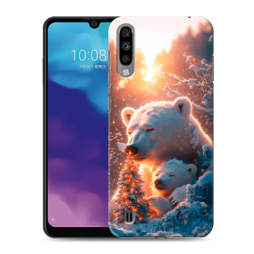 Силиконовый чехол на ZTE Blade A7 (2020) с принтом Новый год