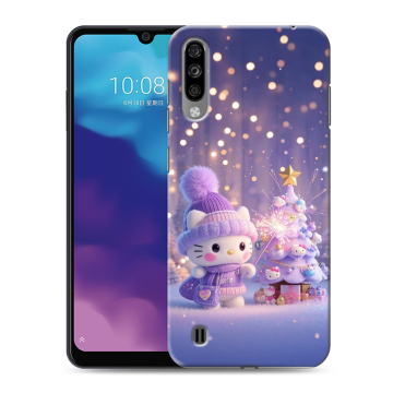 Силиконовый чехол на ZTE Blade A7 (2020) с принтом Новый год