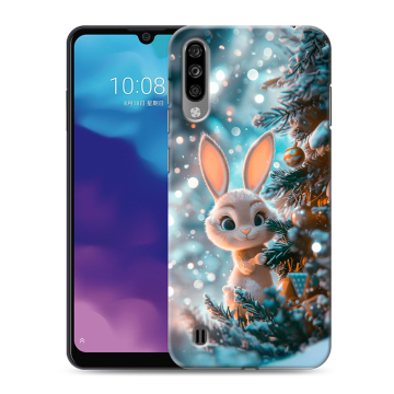 Силиконовый чехол на ZTE Blade A7 (2020) с принтом Новый год