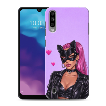 Силиконовый чехол на ZTE Blade A7 (2020) с принтом женский