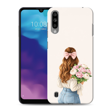 Силиконовый чехол на ZTE Blade A7 (2020) с принтом женский Силиконовый чехол на ZTE Blade A7 (2020) с принтом женский