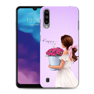 Силиконовый чехол на ZTE Blade A7 (2020) с принтом женский Силиконовый чехол на ZTE Blade A7 (2020) с принтом женский