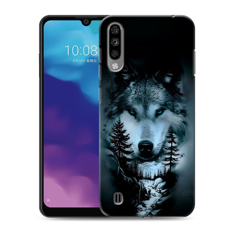 Силиконовый чехол на ZTE Blade A7 (2020) с принтом Лесной волк Силиконовый чехол на ZTE Blade A7 (2020) с принтом Лесной волк
