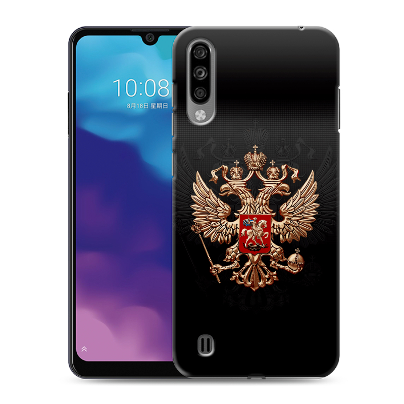 Силиконовый чехол на ZTE Blade A7 (2020) с принтом Герб России Силиконовый чехол на ZTE Blade A7 (2020) с принтом Герб России
