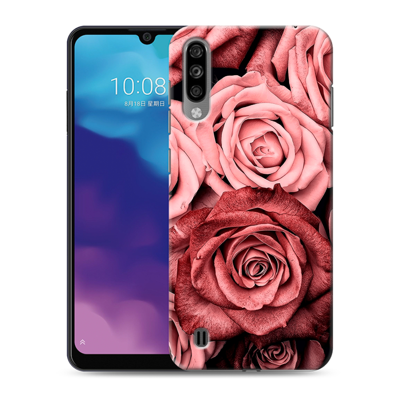 Силиконовый чехол на ZTE Blade A7 (2020) с принтом Цветы розы Силиконовый чехол на ZTE Blade A7 (2020) с принтом Цветы розы