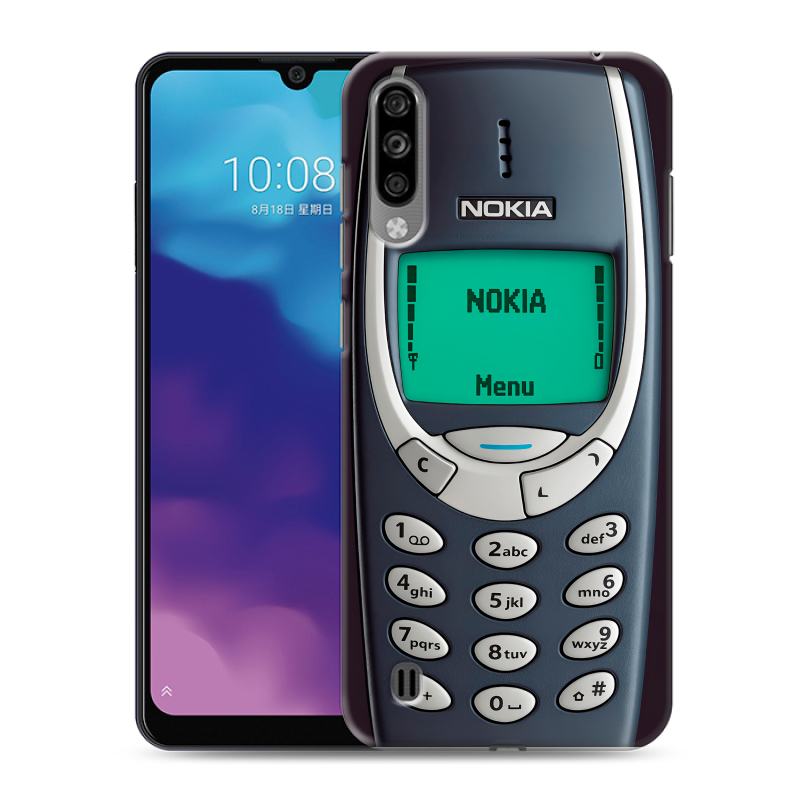 Силиконовый чехол на ZTE Blade A7 (2020) с принтом Старый телефон Силиконовый чехол на ZTE Blade A7 (2020) с принтом Старый телефон
